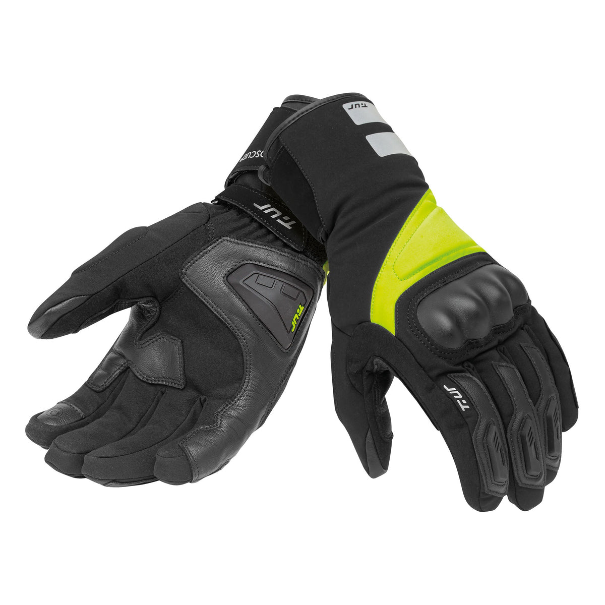 Guanti Taglia L Per Sport Outdoor Guanto T-UR G-ONE PRO Hydroscud® Black / Yellow Guanti Idrorepellenti T.ur - 13
