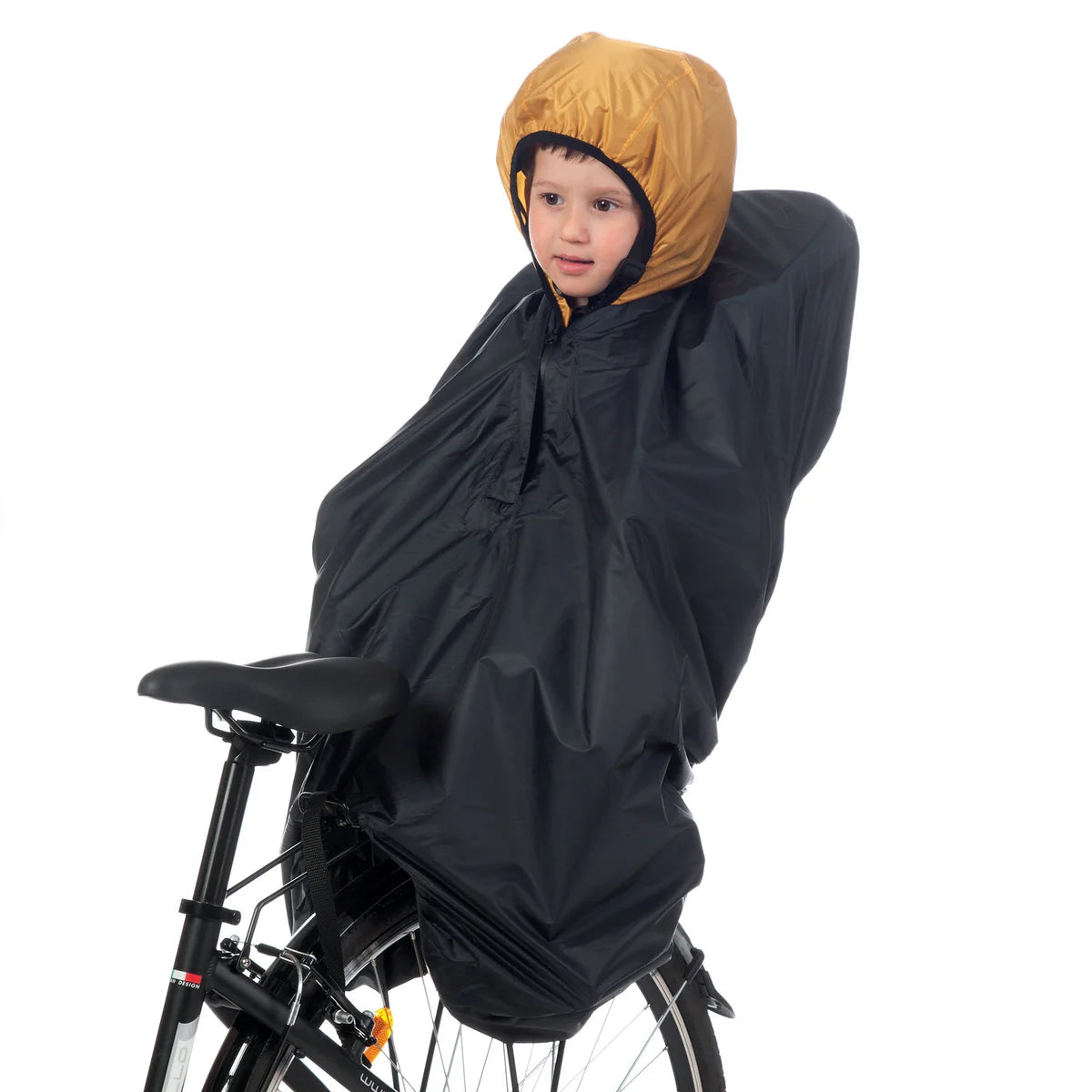 Housse De Siège De Vélo Enfant Rembourrée - Rose, En Mousse Mémoire Silicone, Avec Housse De Pluie Incluse