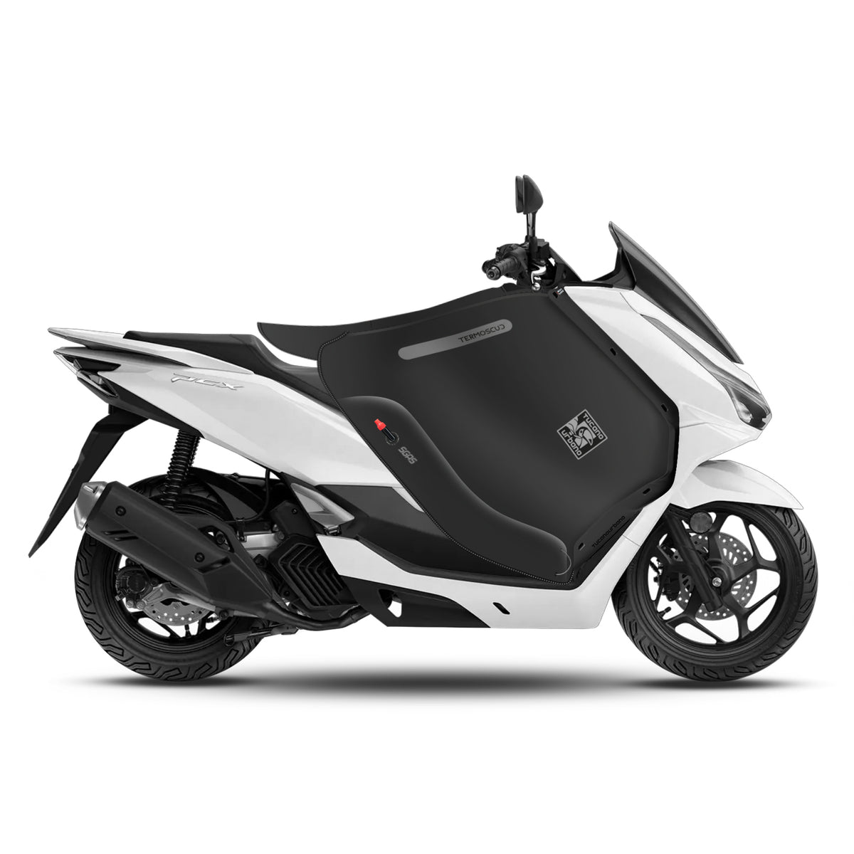 Termoscud Chancelière Tucano Urbano Pour Piaggio Vespa GTS 300 Touring 2013 13 Imperm%c3%a9able Coupe Vent