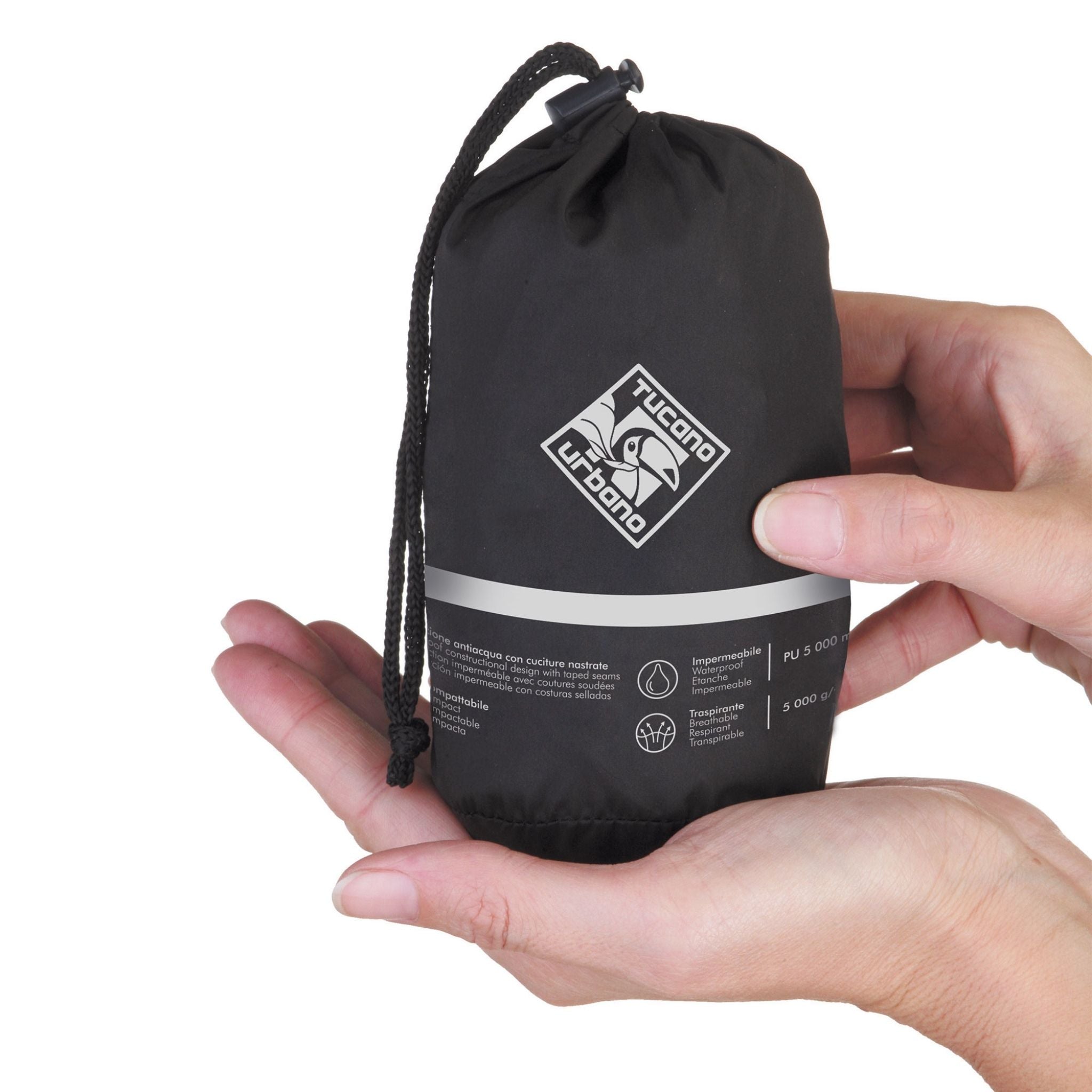 Giacca moto antipioggia supercompattabile Tucano Urbano