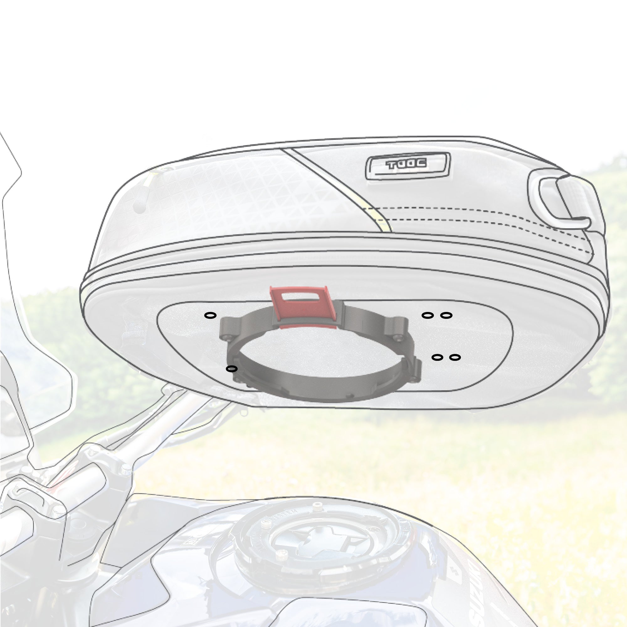 Ricambio per interfaccia Borse moto Twistlock