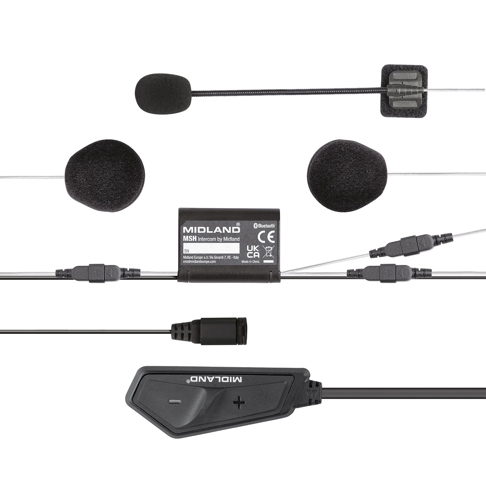 Dispositivo auricolare Bluetooth® 5.1 casco da moto Tucano Urbano