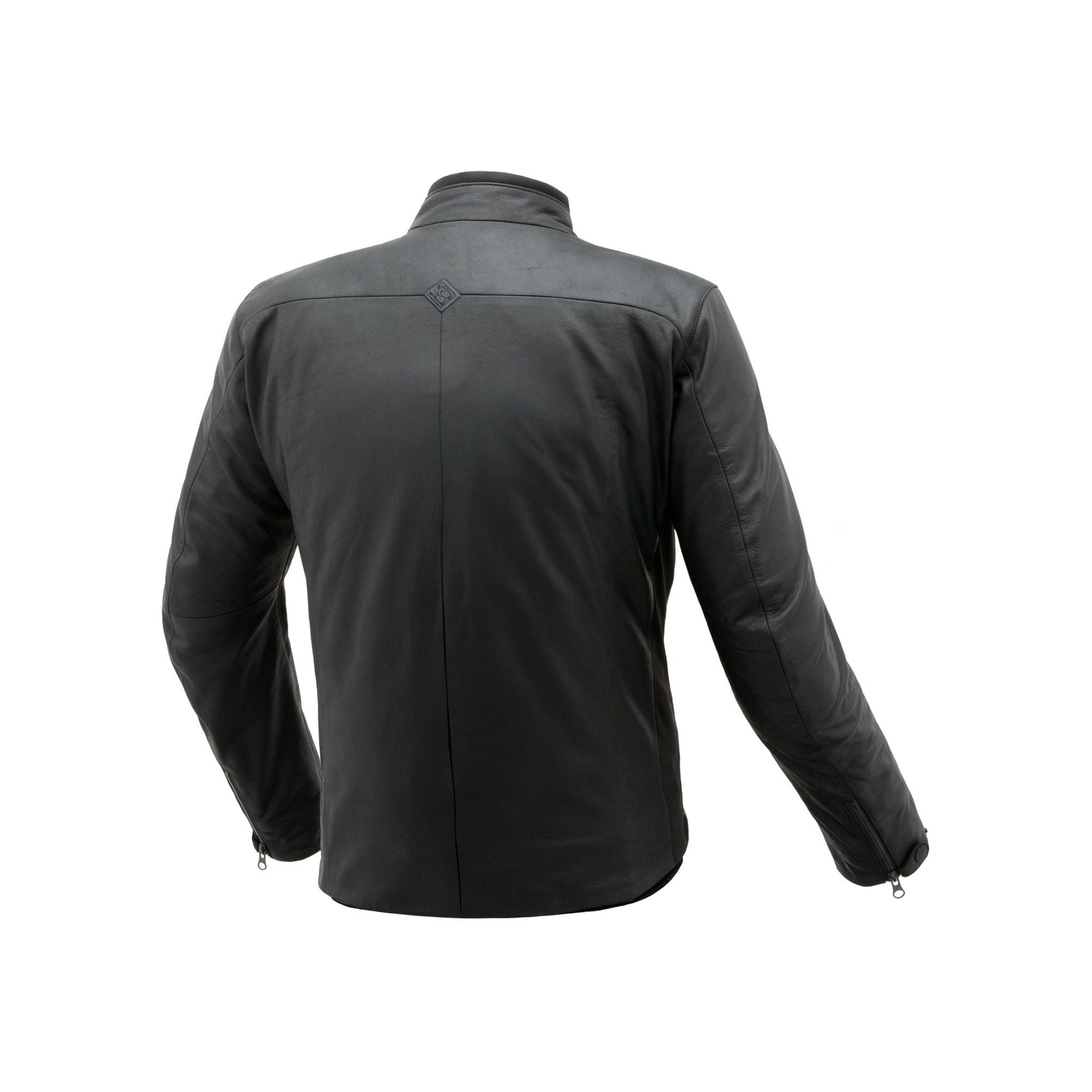 Giacca In Pelle RAXUS R-70 Per Uomo, Stile Urban E Motociclista. Pelle Premium, Protettori Rimovibili Su Spalle, Gomiti E Schiena. Vita Regolabile.